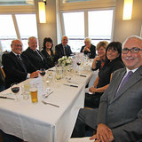 Former Commodores Greg O'Brien, Francis Ennis and Robert Michael with guests