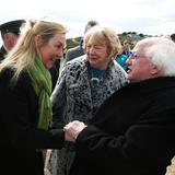 Ger Mahony and President Higgins