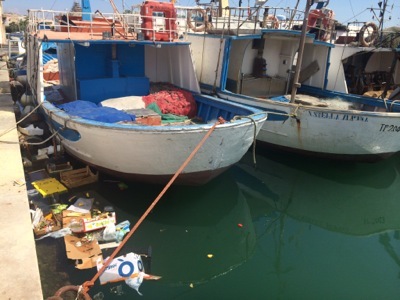 Fish dock in Trapani