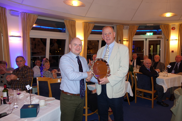 The 'Howth to Howth Plate' was awarded to 'Taurus' and Mike Medcalf (by Vice Commodore Emmet Dalton) for his log of the cruise circumnavigating the UK
