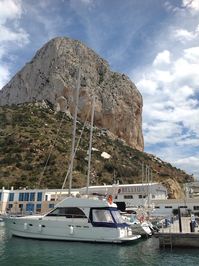 Calpe - sometimes known as 'little Gibraltar'