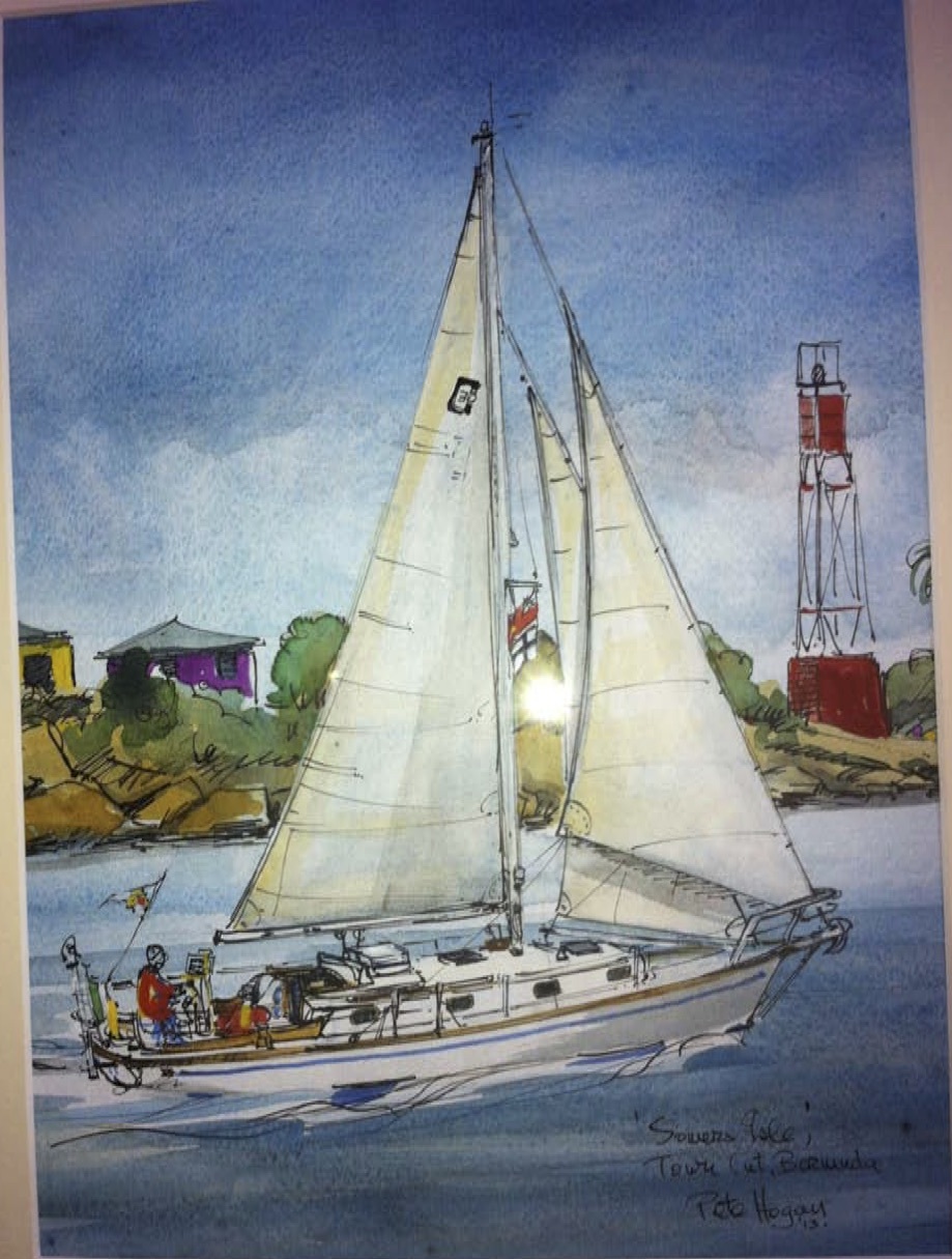 A momento from sailor and artist Pete Hogan