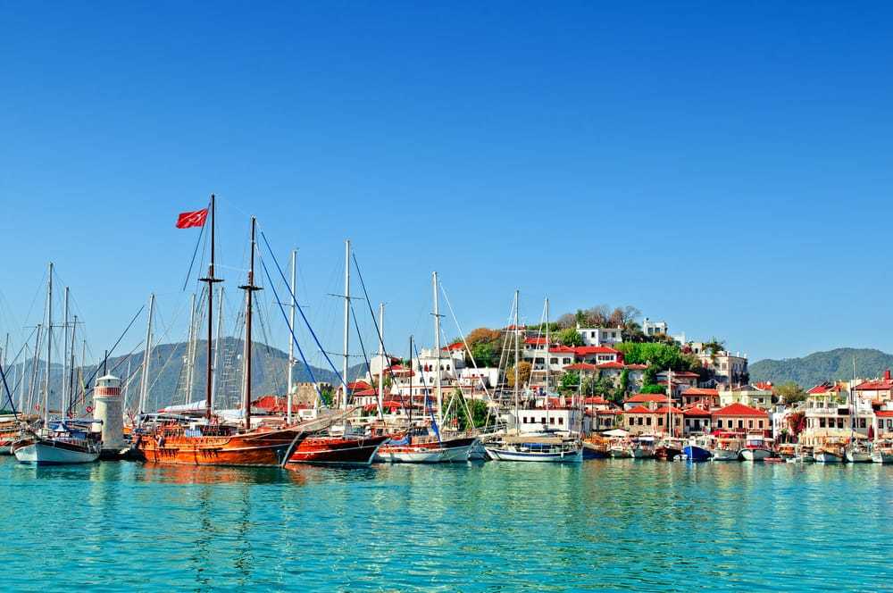 The marina at Marmaris