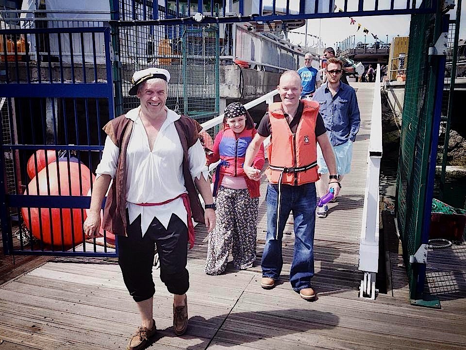 Colm Bermingham leads his pirates to their awaiting ship