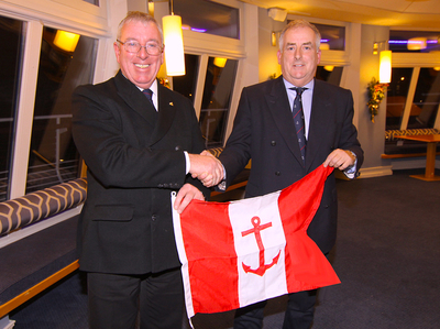 HYC Members welcome incoming Commodore Ian Byrne