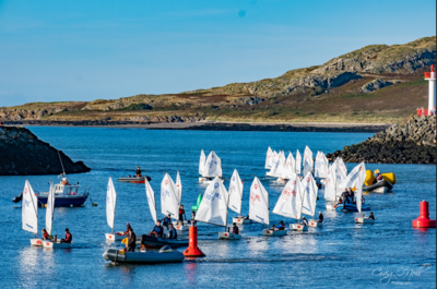 Howth Yacht Club hosts IODAI's Ulster Championships with 145 oppies
