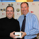 Kevin Finucane (Mary Ellen) with Commodore Brian Turvey
